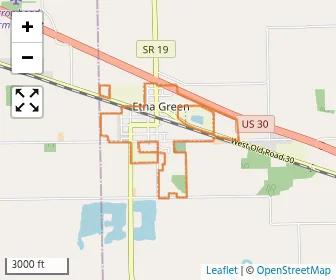 Area schools map